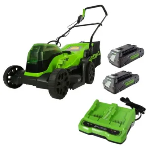 מכסחת דשא 36 ס"מ 48V (2X24V) עם 2 סוללות 2Ah +מטען Dual Port 2 Ah